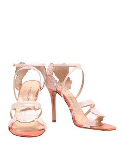 Shop Camilla Elphick Sandals In Light Pink