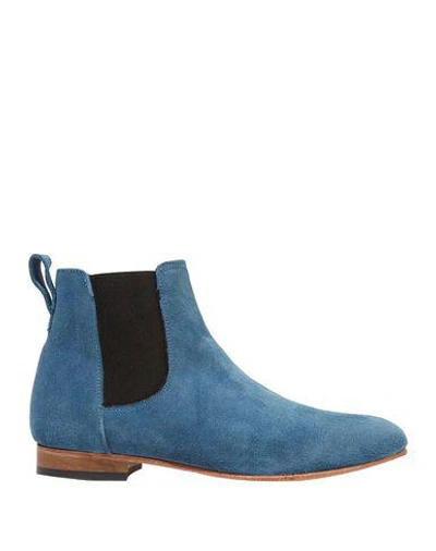 Shop Dieppa Restrepo Ankle Boot In Blue