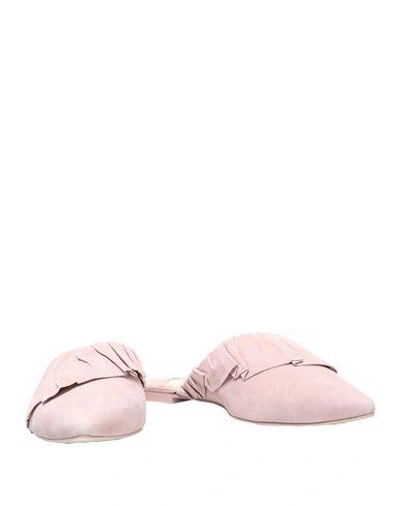 Shop Isa Tapia Mules In Pink