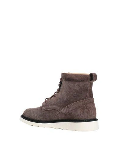Shop Helmut Lang Ankle Boot In Grey