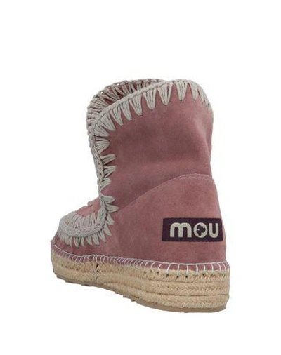 Shop Mou Ankle Boots In Pastel Pink