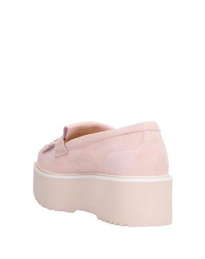 Hogan H355 Maxi Sole Pink Loafers In Pink
