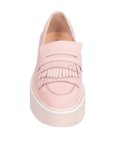 Hogan H355 Maxi Sole Pink Loafers In Pink