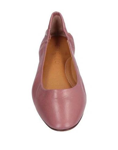 Shop Pomme D'or Ballet Flats In Light Brown