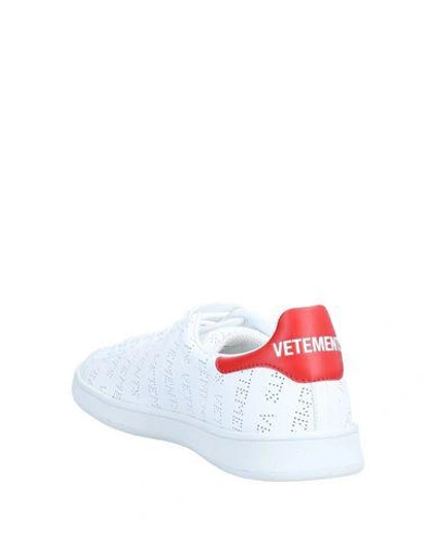 Shop Vetements Sneakers In White