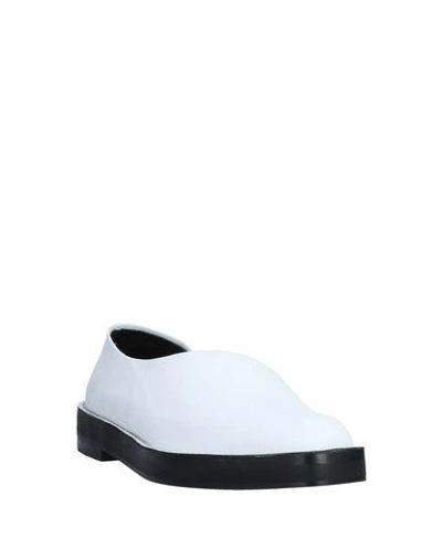 Shop Miista Loafers In White
