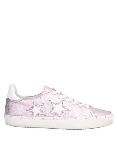 Shop Rebecca Minkoff Woman Sneakers Pink Size 6 Soft Leather