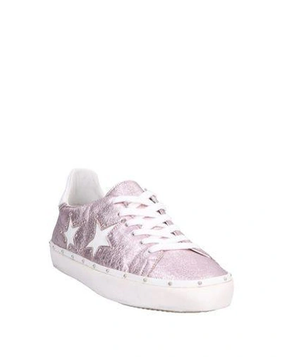 Shop Rebecca Minkoff Woman Sneakers Pink Size 6 Soft Leather