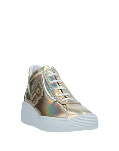 Ruco Line Sneakers In Gold
