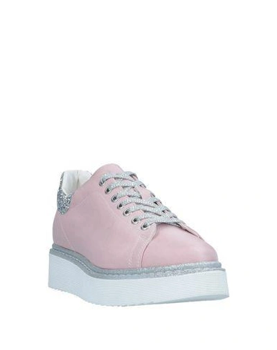 Shop Cult Woman Sneakers Pink Size 7 Textile Fibers