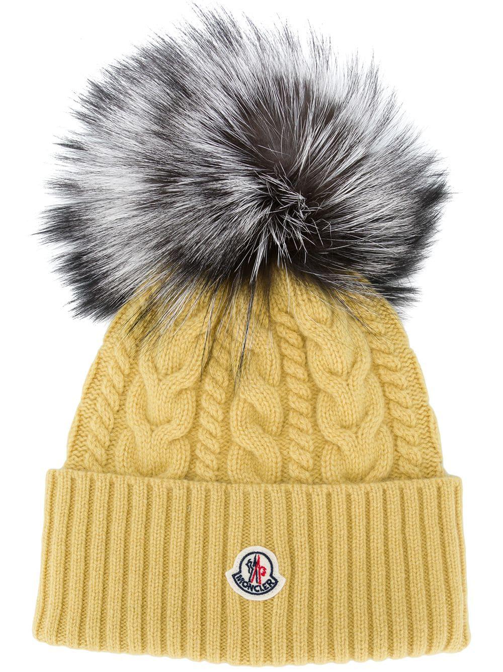 moncler yellow hat