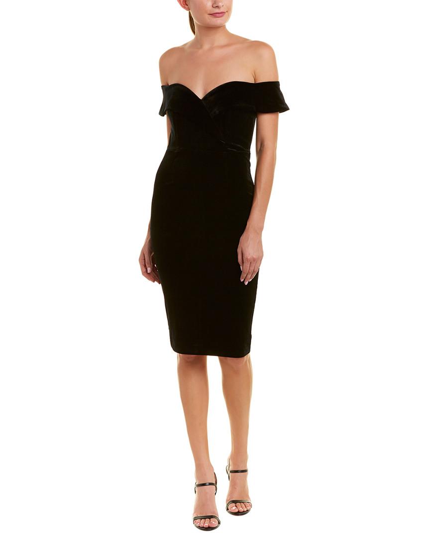 bardot bella velvet dress