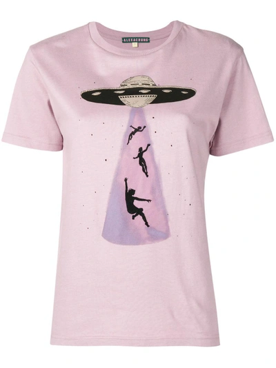 Shop Alexa Chung Alien Abduction T In Pink