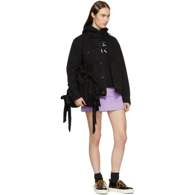 Shop Ashley Williams Purple Executive Miniskirt