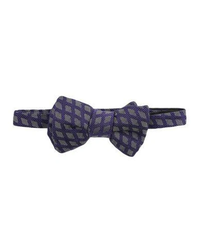 Shop Tom Ford Bow Tie In Dark Purple