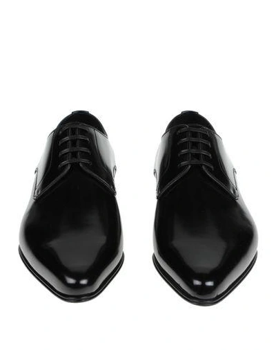 Shop Dolce & Gabbana Man Lace-up Shoes Black Size 7 Calfskin