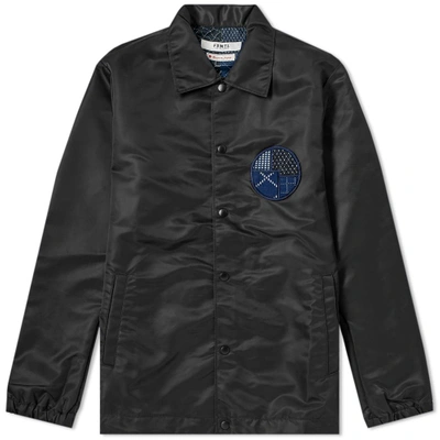 Shop Fdmtl Coach Jacket In Black