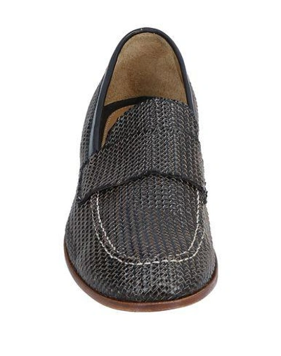Shop Raparo Loafers In Dark Brown