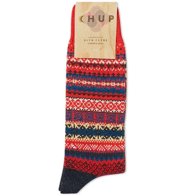 Shop Chup By Glen Clyde Company Chup Fika Sock In Red