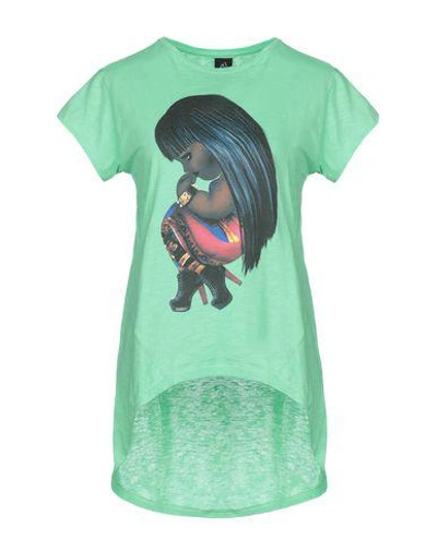 Shop Siamoises T-shirts In Green