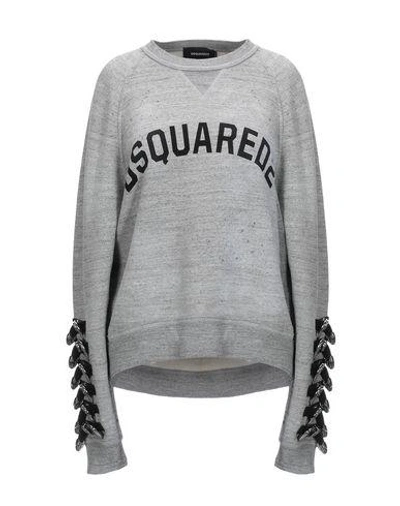 Shop Dsquared2 Sweatshirt In Light Grey