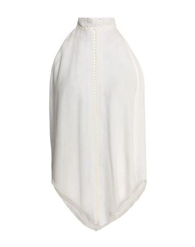 Shop Haute Hippie Silk Top In White
