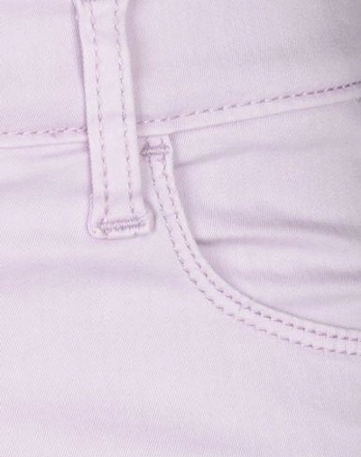 Shop Armani Jeans Cropped Pants & Culottes In Lilac