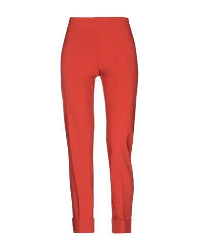 Shop Avenue Montaigne Woman Pants Rust Size 2 Viscose, Polyamide, Elastane In Red