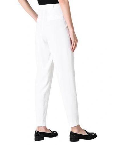 Shop Emporio Armani Casual Pants In White