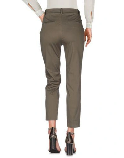 Shop Pinko Pants In Military Green