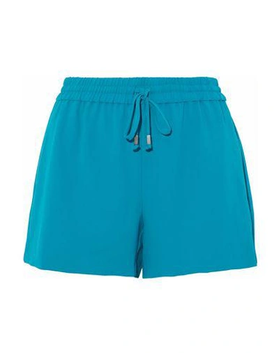 Shop Alice And Olivia Shorts & Bermuda In Turquoise