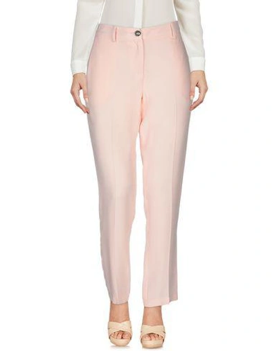 Shop Patrizia Pepe Woman Pants Light Pink Size 8 Viscose