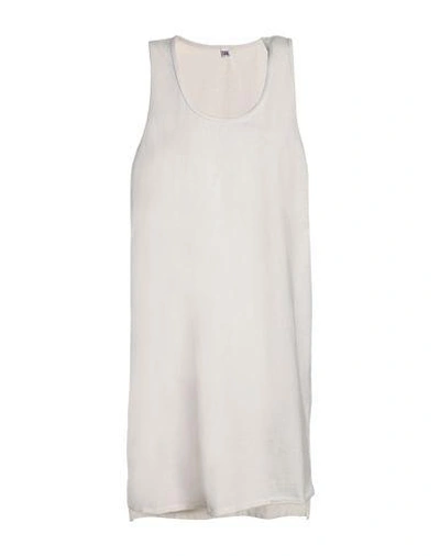 Shop Oak Short Dress In Ivory