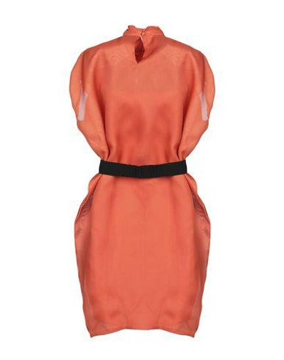 Shop Viktor & Rolf Short Dress In Orange