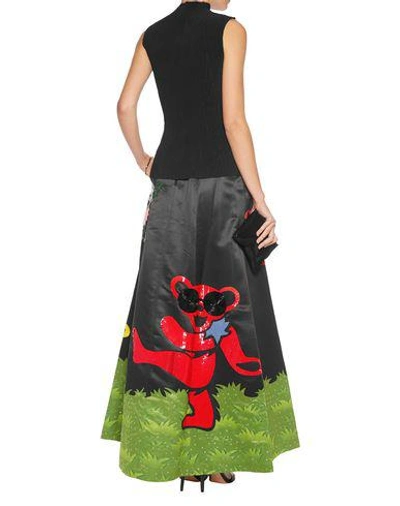 Shop Alice And Olivia Maxi Skirts In Black