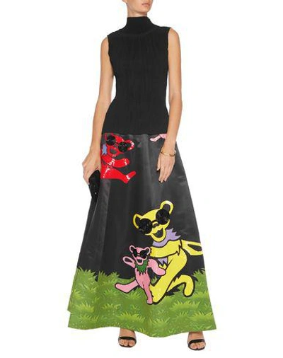 Shop Alice And Olivia Maxi Skirts In Black