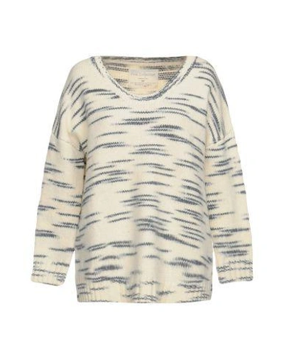 Shop Fine Collection Sweaters In Ivory