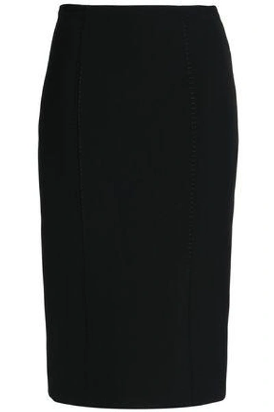 Shop Amanda Wakeley Woman Crepe Skirt Black