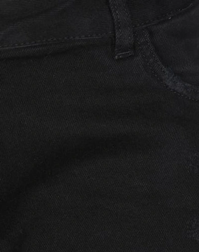 Shop Philipp Plein Denim Pants In Black