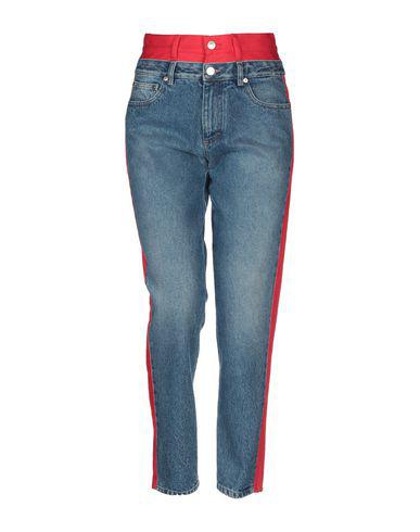 jeans with red stripe down the side