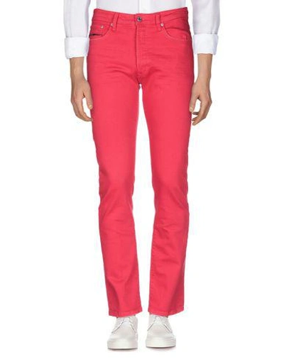 Tommy Jeans Denim Pants In Red
