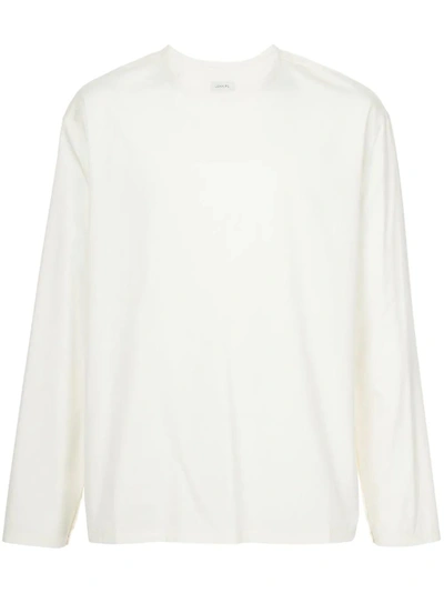 Shop Lemaire Long-sleeve Fitted Top - White