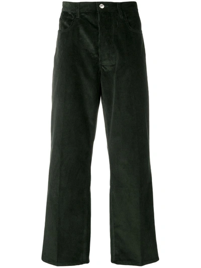 Shop Kenzo Corduroy Trousers - Green