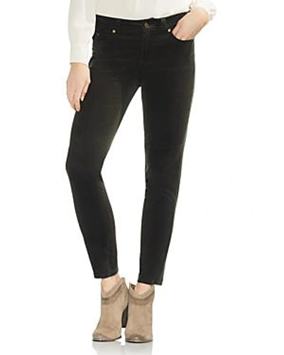 Shop Vince Camuto Washed Corduroy Skinny Jeans In Rich Olive