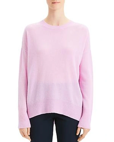 Shop Theory Karenia Cashmere Sweater In Pink Lilac