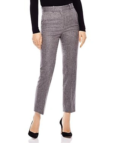 Shop Sandro Loi Ankle Pants In Gray