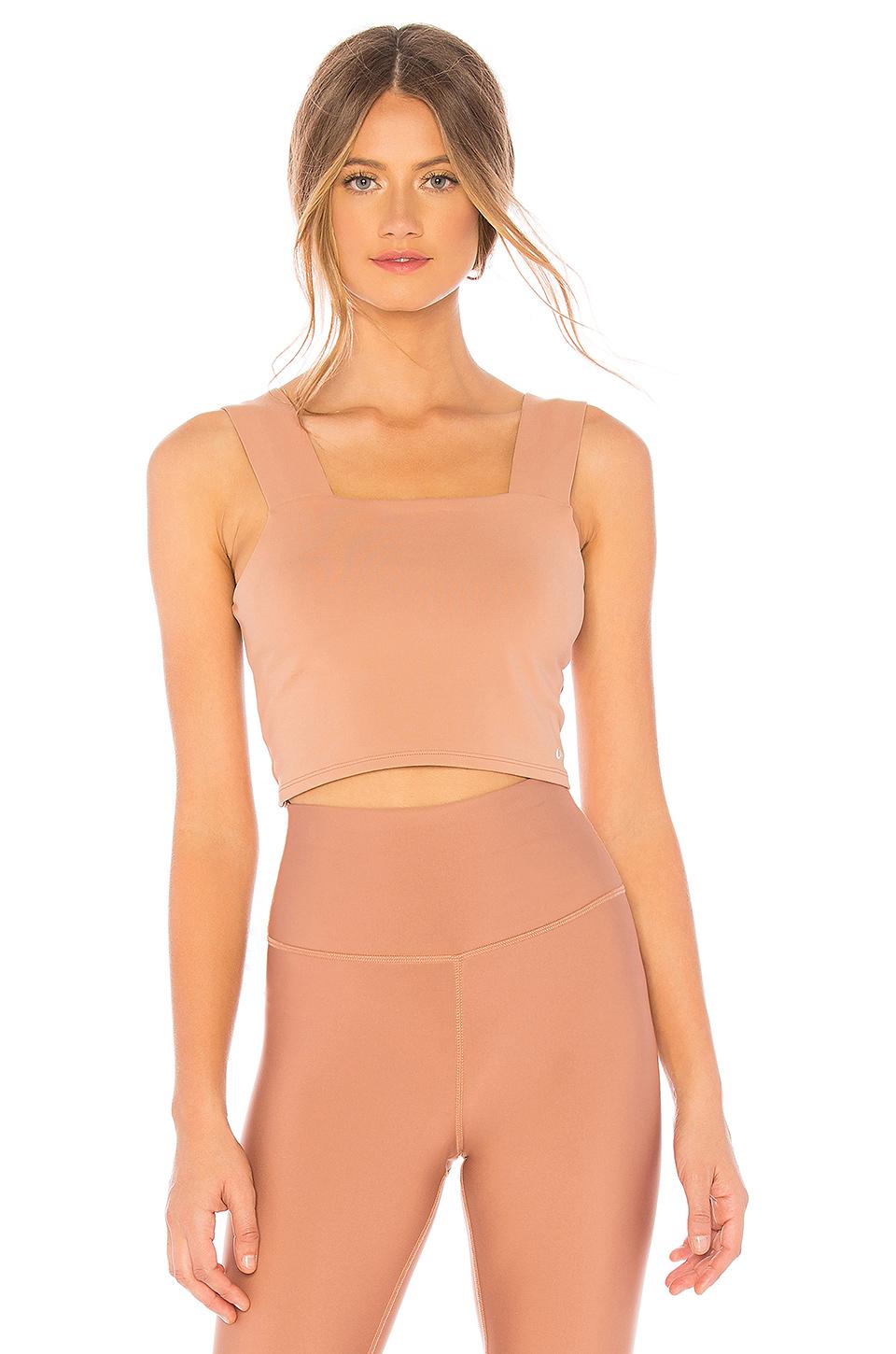 alo bind fitted bra tank
