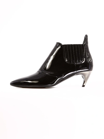 Shop Roger Vivier Ankle Boot Black Patent