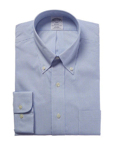 Brooks Brothers 1818 Regent Fit Dress Shirt In Blue | ModeSens