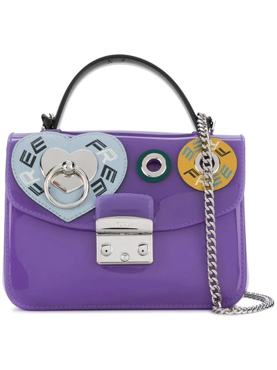 Shop Furla Metropolis Bag In Purple